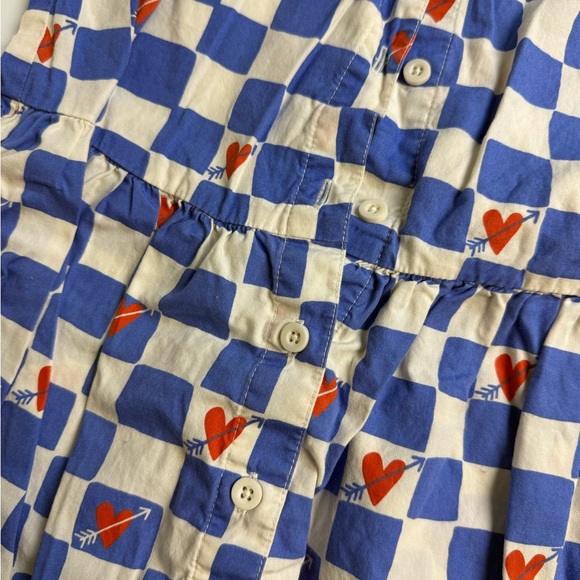 Hanna Andersson Blue and White Checkered Kids Dress - Picture 3 of 3